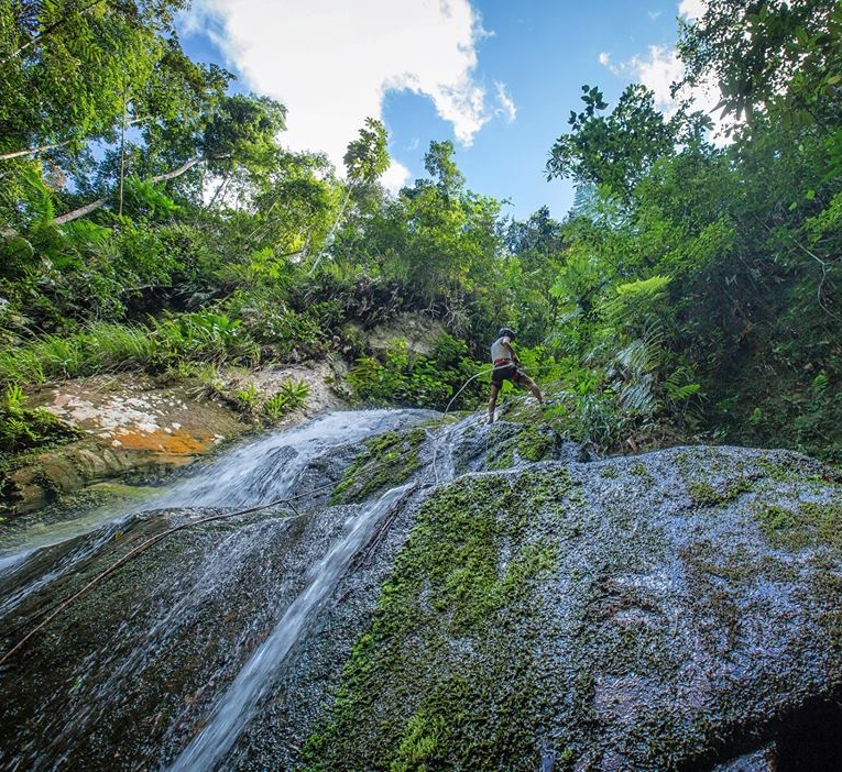 Tarapoto Adventure Excursions - Pucayaquillo Waterfall Abseiling - View from Below.jpg