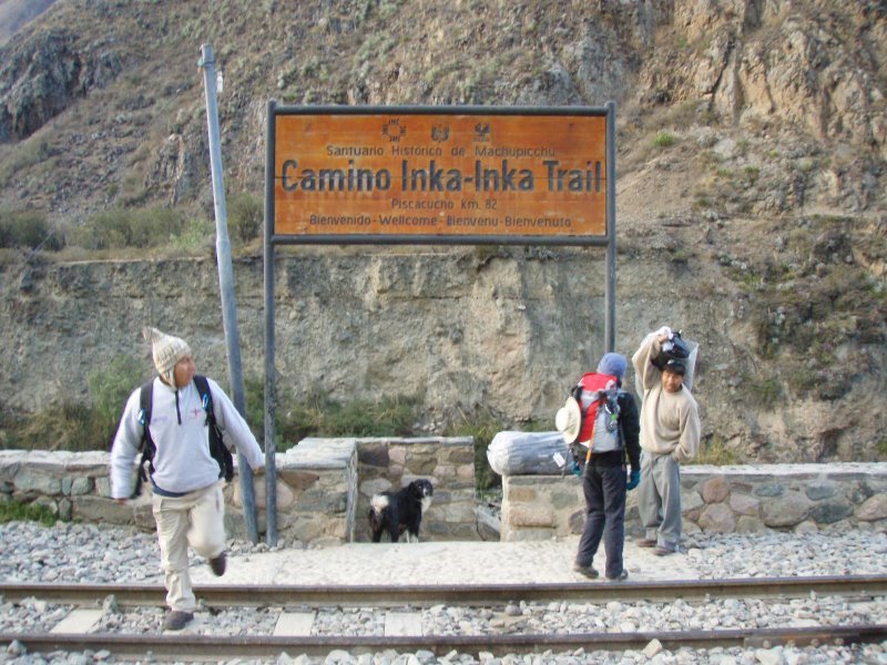 Inca Trail Extension - Start of Camino Inka.JPG