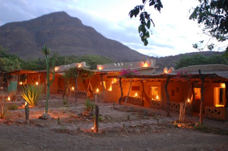 Chaparri Ecolodge - Exterior at Dusk.jpg