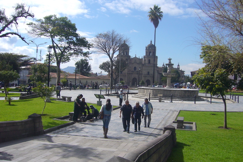 Cajamarca - Plaza de Armas & San Francisco Church.JPG