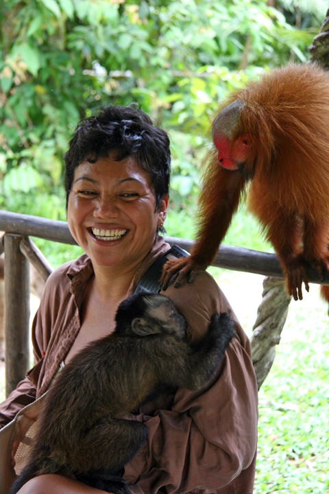 Iquitos - Pilpuntiwasi Butterfly Farm & Amazon Animal Orphanage - Cheeky Monkeys.jpg