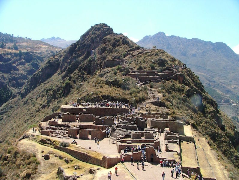 Low Altitude Machu Picchu - Pisac Ruins & Mountain.jpg