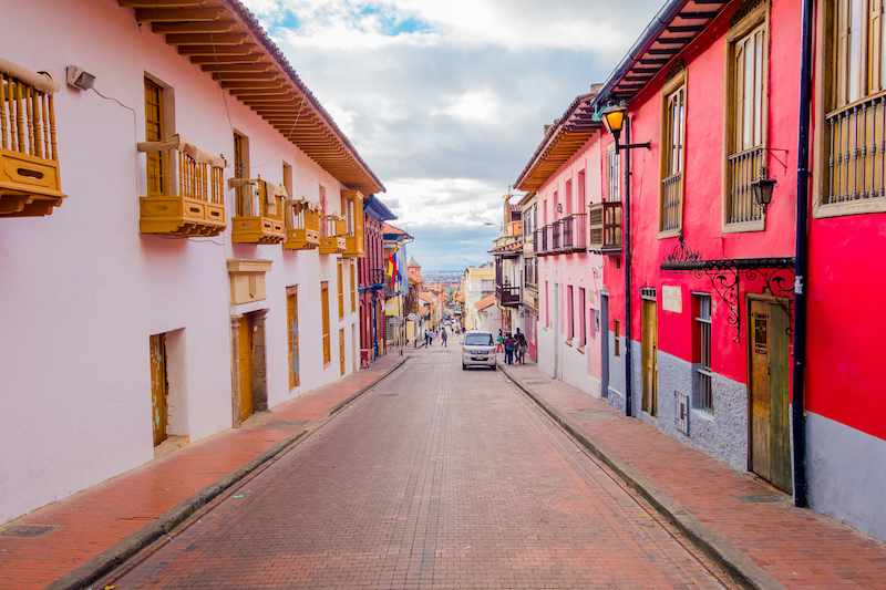 Colombian Highlights - Bogota - Colonial Street.jpg