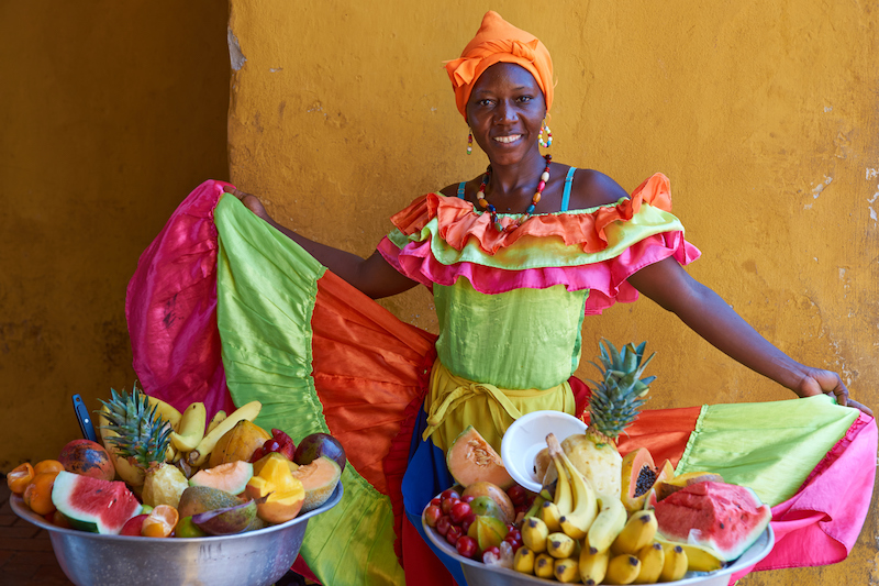 Colombian Highlights - Cartagena - Afro-Colombian Fruit Seller.jpg