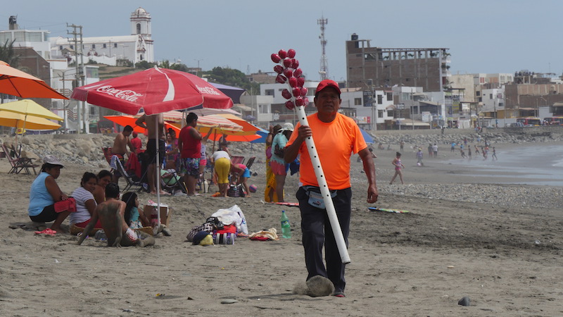 Huanchaco, La Libertad - Male Toffee Apple Seller.JPG