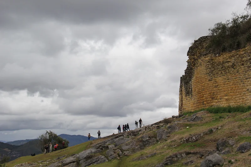 The impressive outer wall of Kuelap.