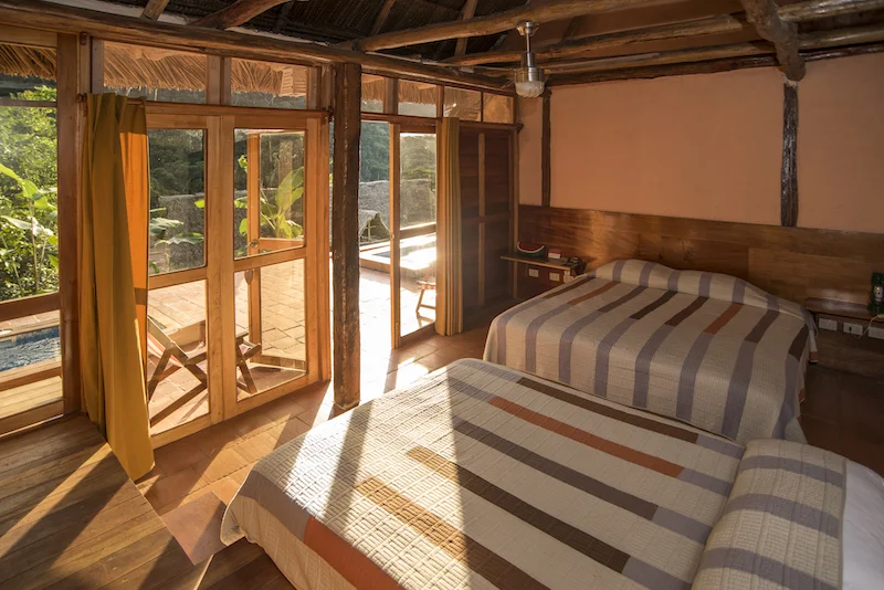 A room at Pumarinri Amazon Lodge.