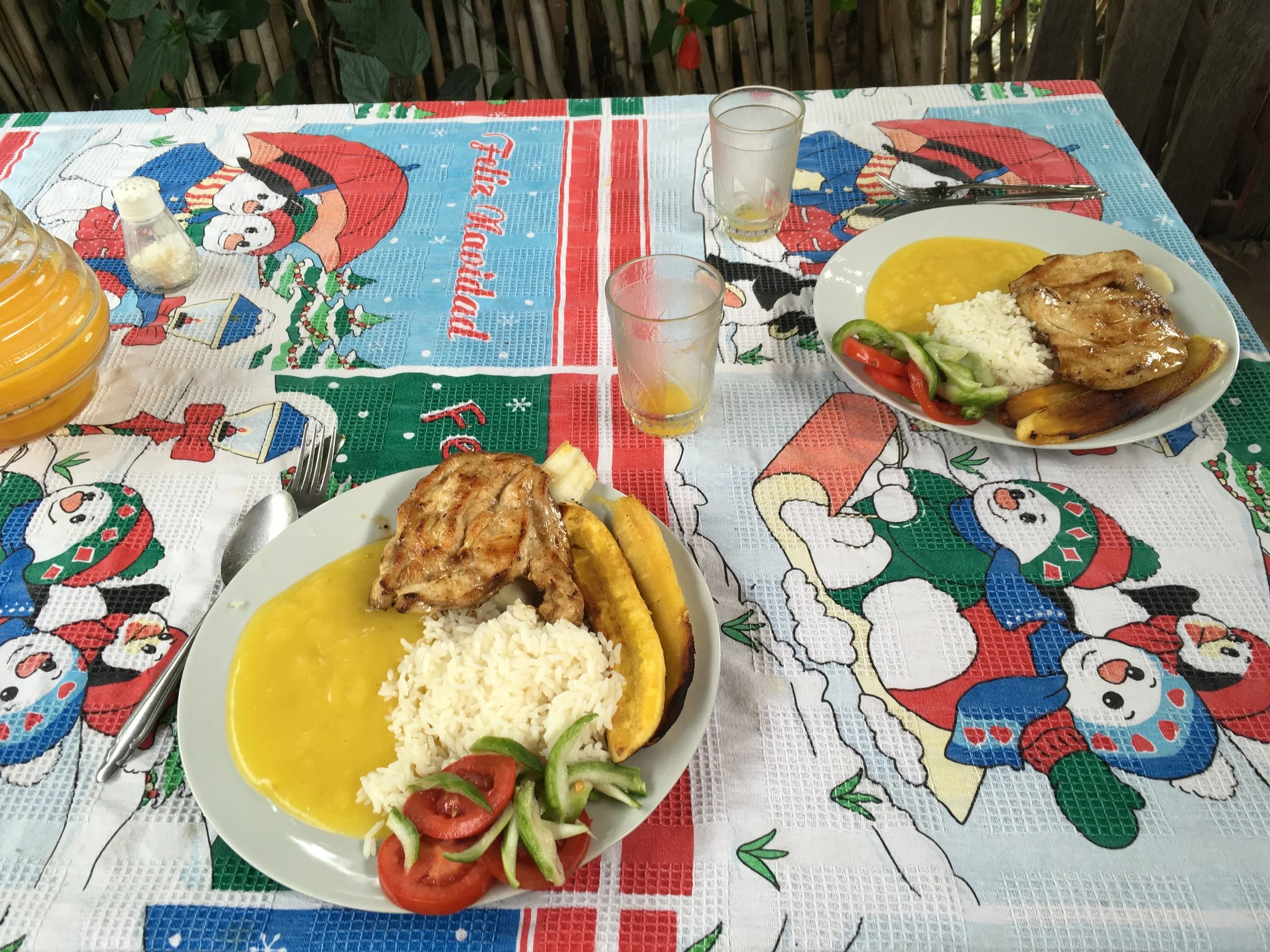 Typical Amazonas fare after Gocta visit. 