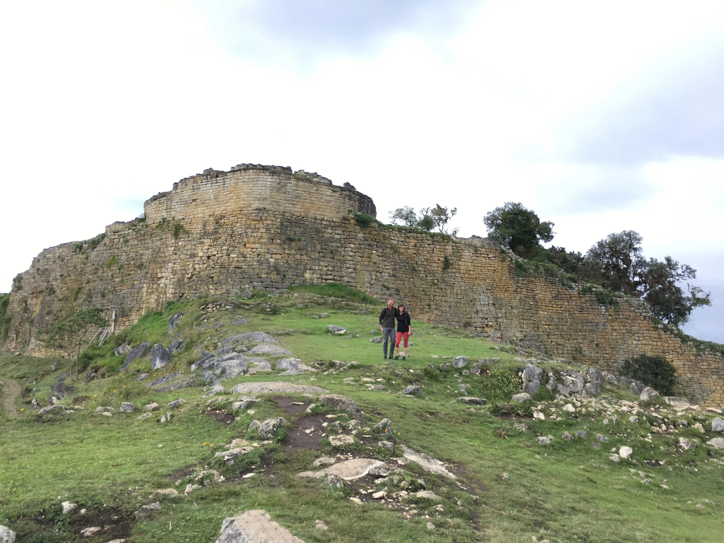 Levy & Evers at the walls of Kuelap. 
