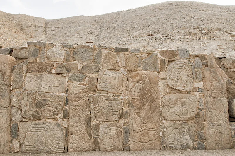 Sechin Archaeological Complex, Ancash - Friezes on Granite Stones.jpg