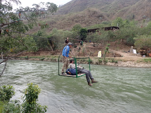 Van Eeeden x 2 - Gran Vilaya Trek & Tambopata Testimonial - Crossing River.JPG