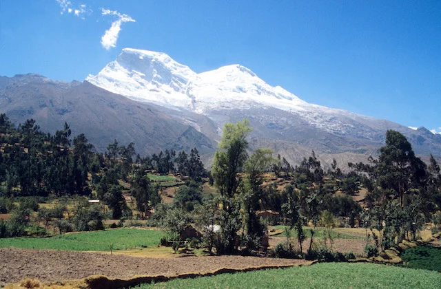 Mt. Huascaran, Peru’s highest peak.