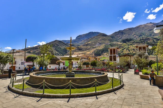 Olleros - Chavin Trek - Chavin Main Square.jpg