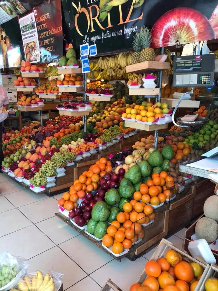 Fruit & veg at San Isidro Market.