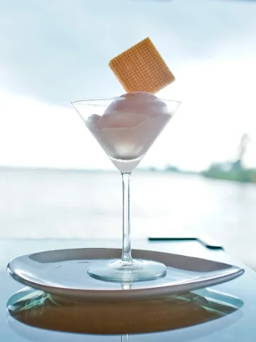 Ice cream … with Amazon view.
