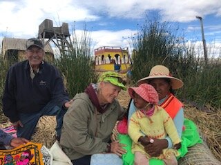 Liepold x 2 - Lake Titicaca - Uros Islands - Woman & Child.jpg