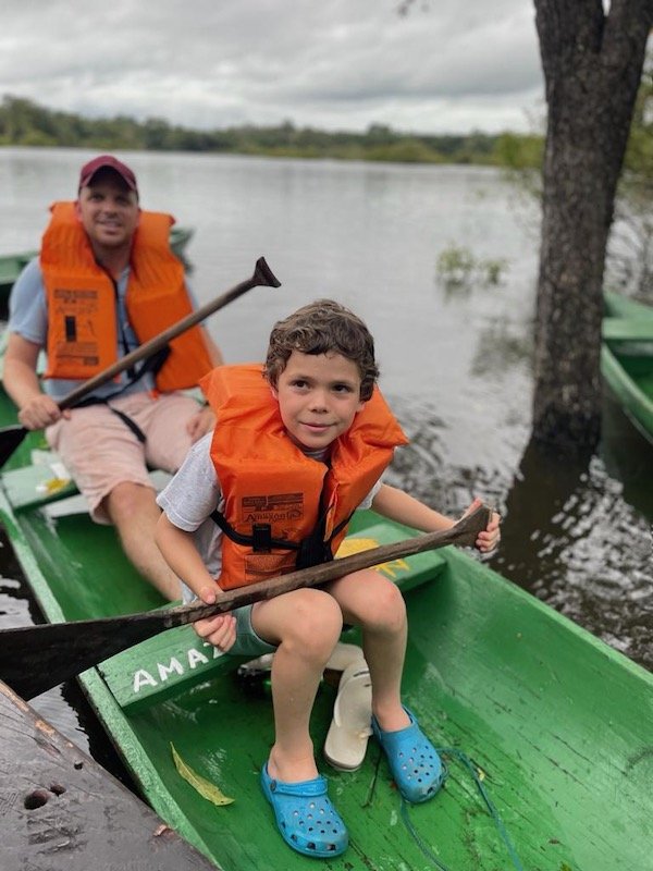 Juma Lodge, Manaus: Father &amp; Son Kayaking
