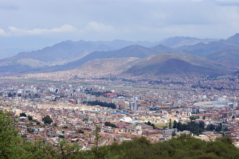 Miller x 2 - Cusco & Rio Amazonas Research Station - View of Cusco from Sacsayhuaman.JPG