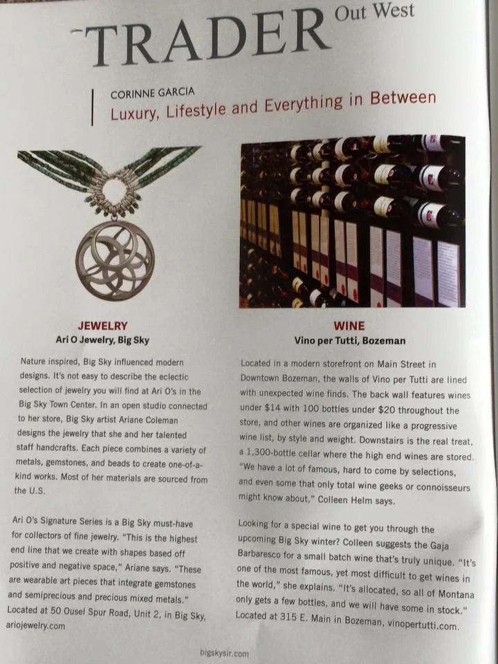 Luxury, Big Sky and Ari O Jewelry