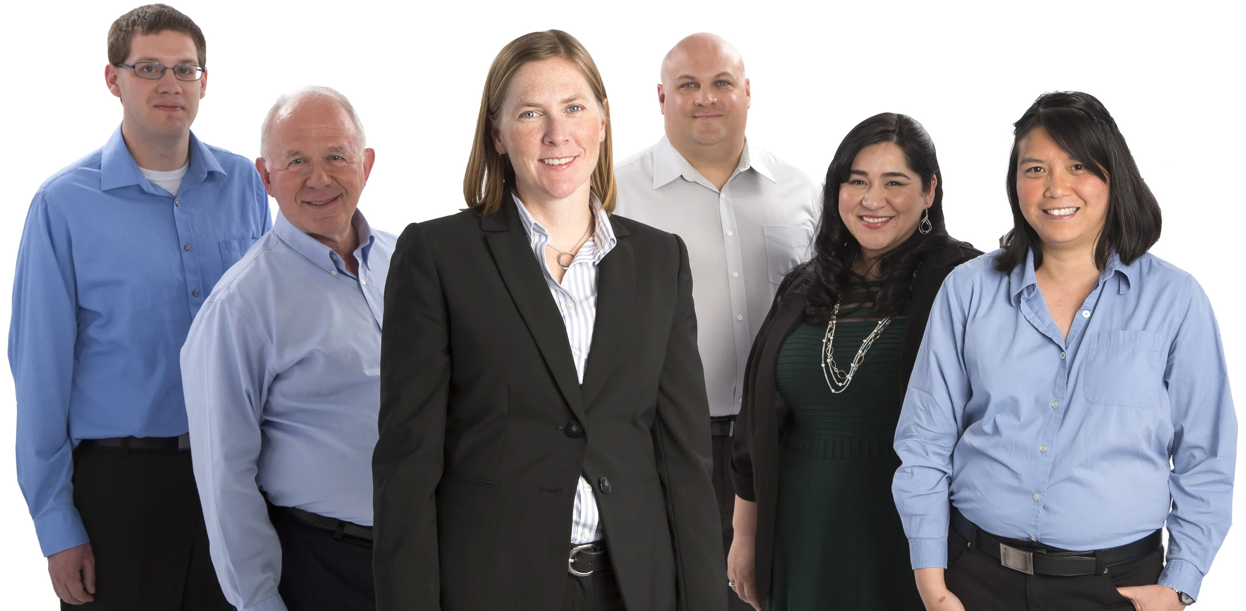 Neumont University's Office of Student Affairs includes (from left to right) Michael Michaud, Larry Crandall, Erin McCormack, John Peppinger, Corrine Padilla, and Alice Nguyen.