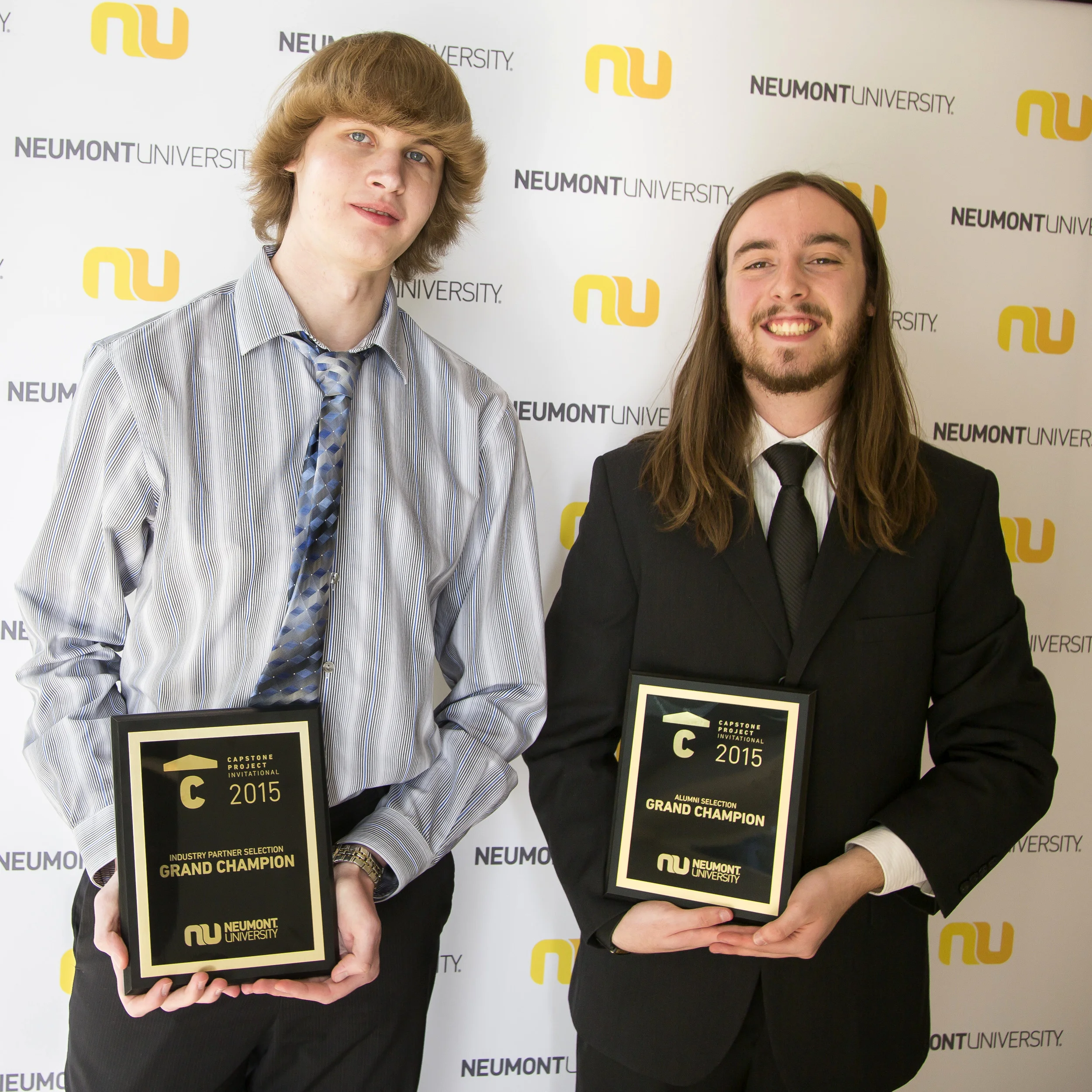 Scott Fries and Emerson Shaffer were name the Industry and Alumni Choice winners respectively for the Capstone Projects. 