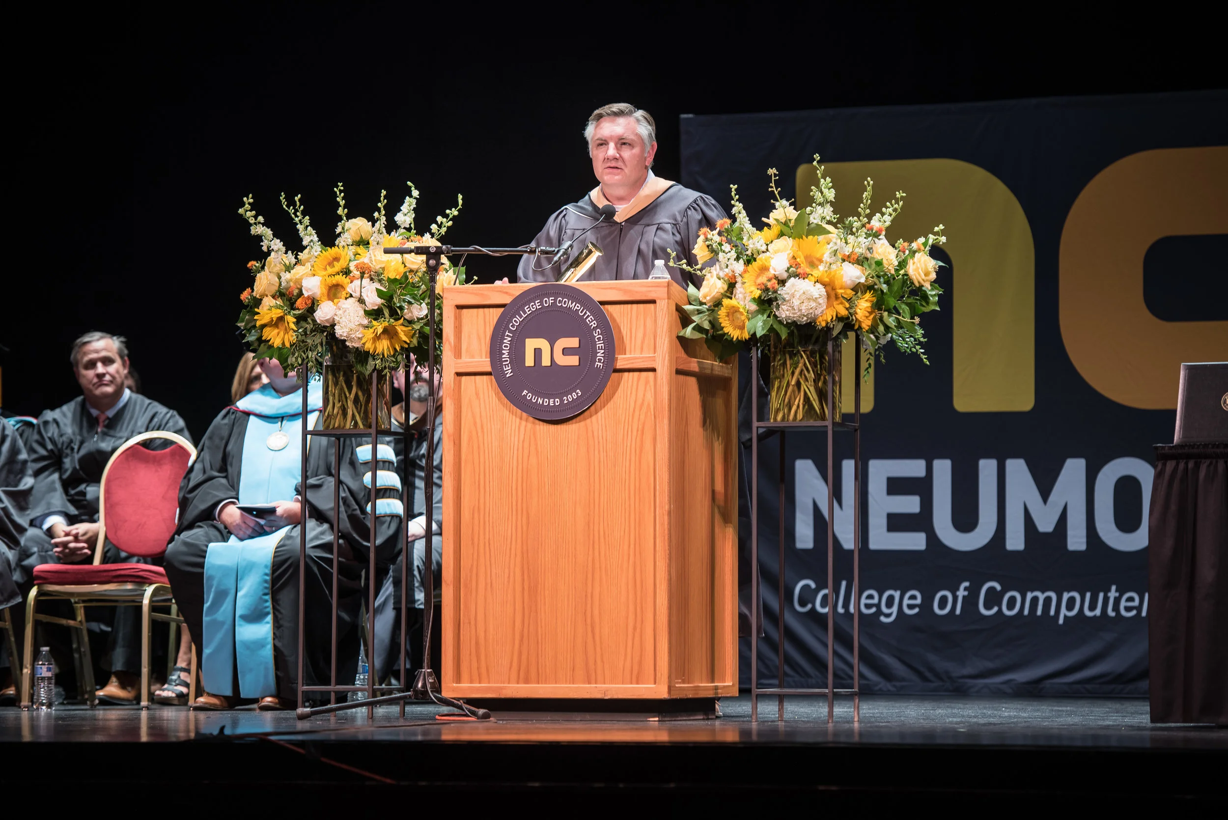 2018 Commencement Ceremony Keynote Speaker John Knotwell, Utah Technology Council president and CEO, reminds graduates that the best way to find success is to help others. 