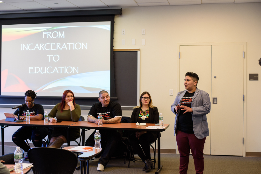  Student leaders from California share their narratives from incarceration to higher education at the 2017 Beyond the Bars Conference, Columbia University. 