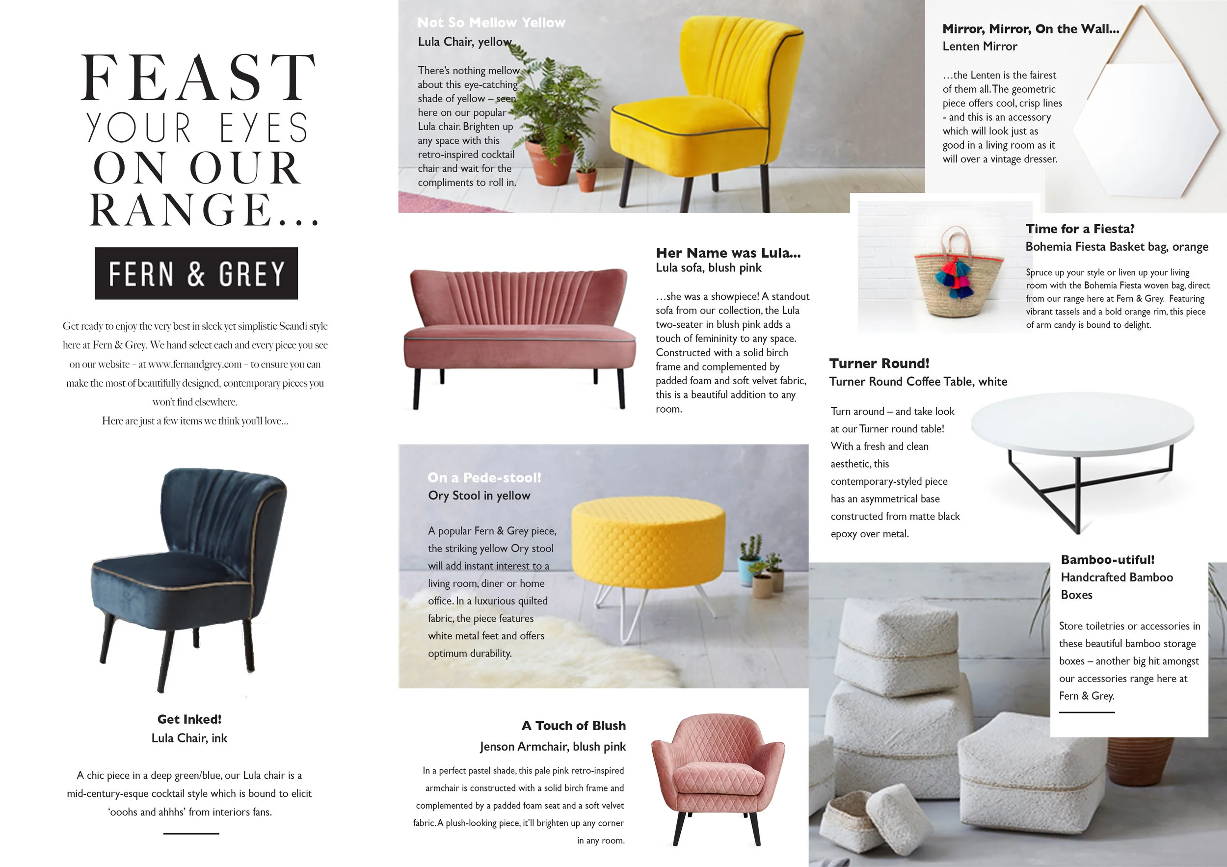 Editorial design - Fern&Grey