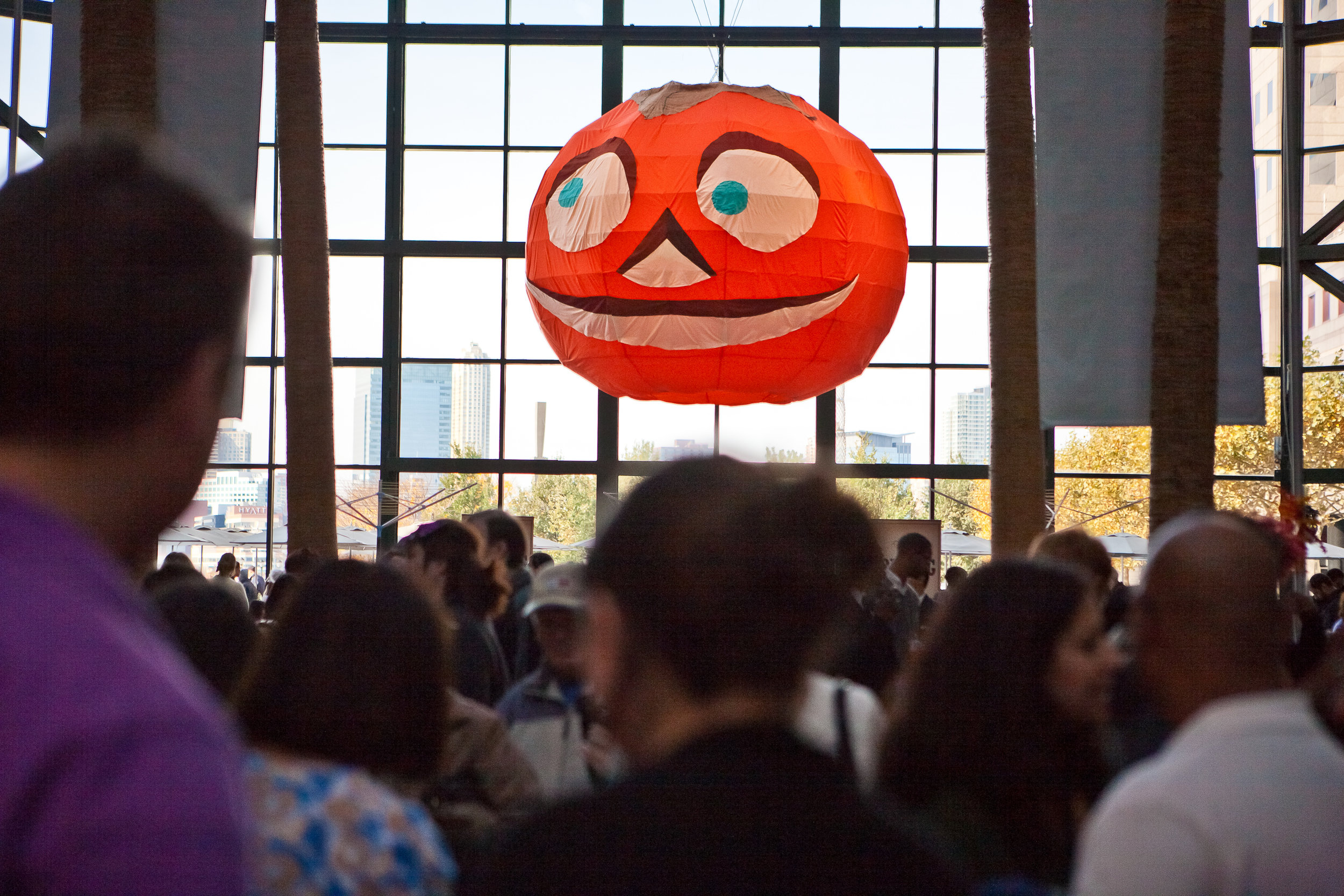 Hanging Pumpkin (photo by Andrew Federman)