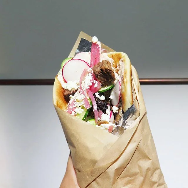 Greek sub for lunch? Why not! Full review of @souvlasf #ontheblog #dearfork #food #blog Link in bio.