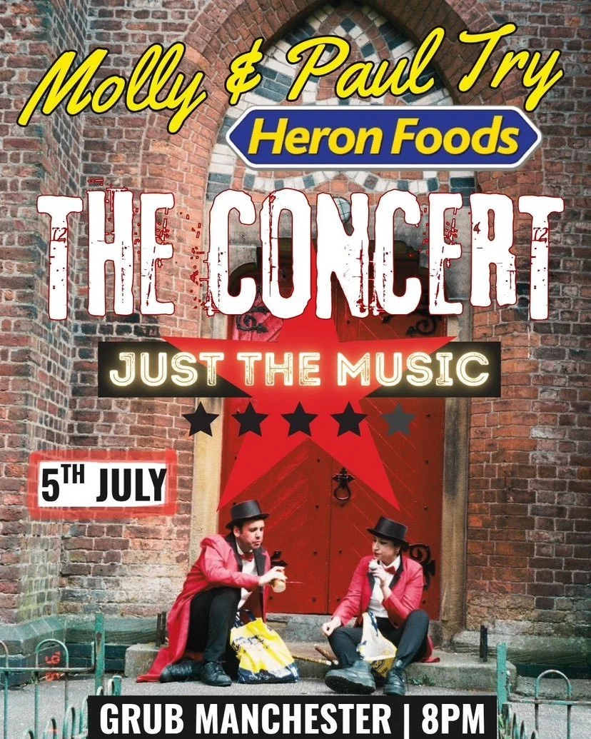 MOLLY & PAUL TRY HERON FOODS THE COMCERT: JUST THE MUSIC