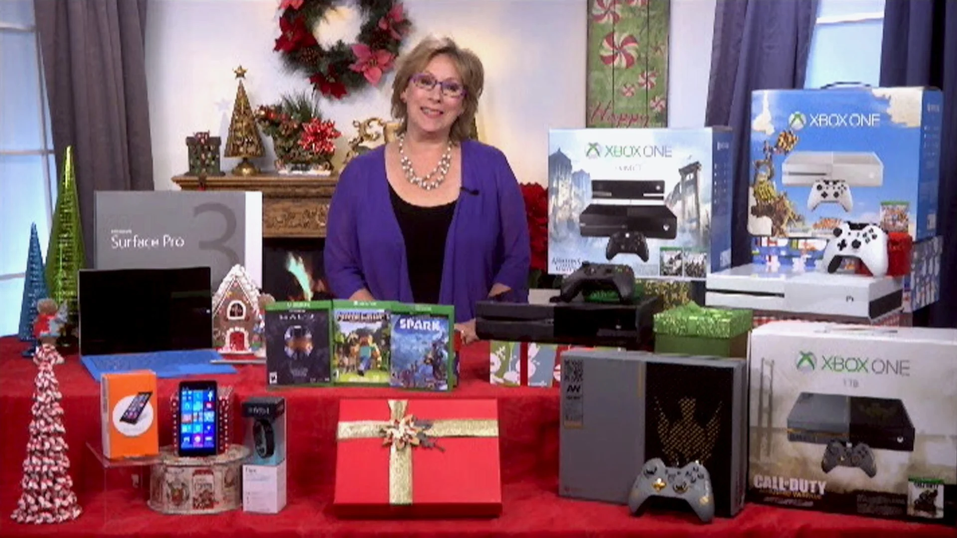 Upstairs Living Room Holiday Product Showcase