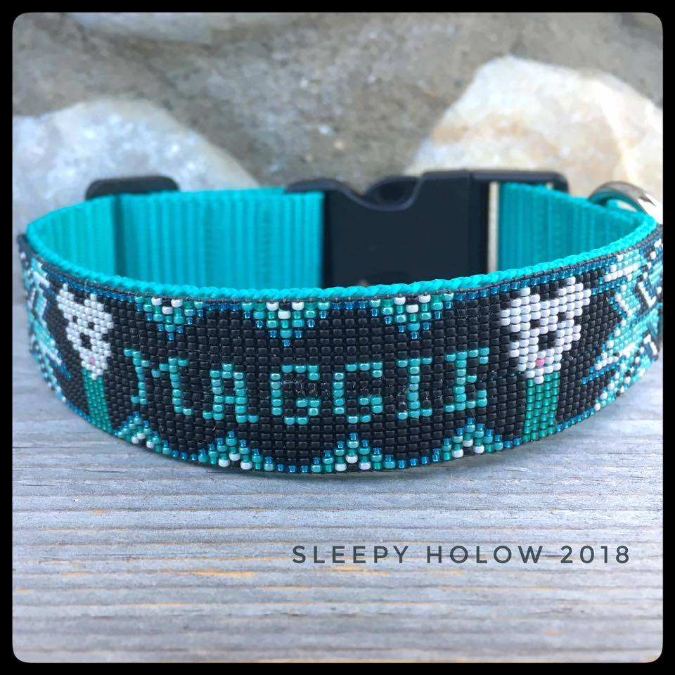 beaded dog collar