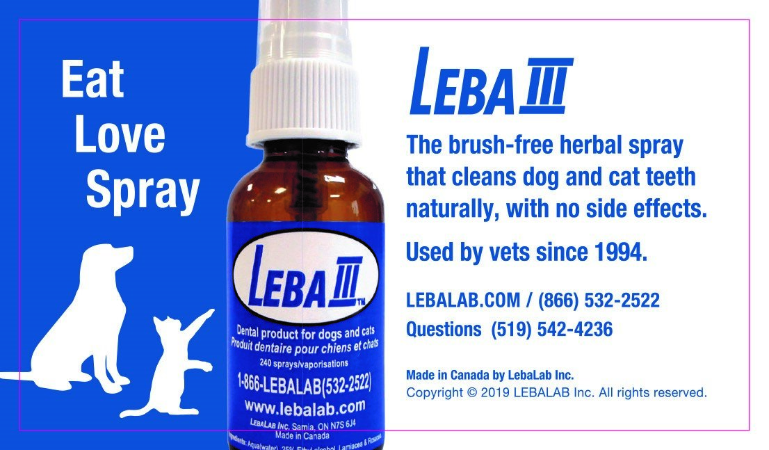 leba iii dental spray for dogs
