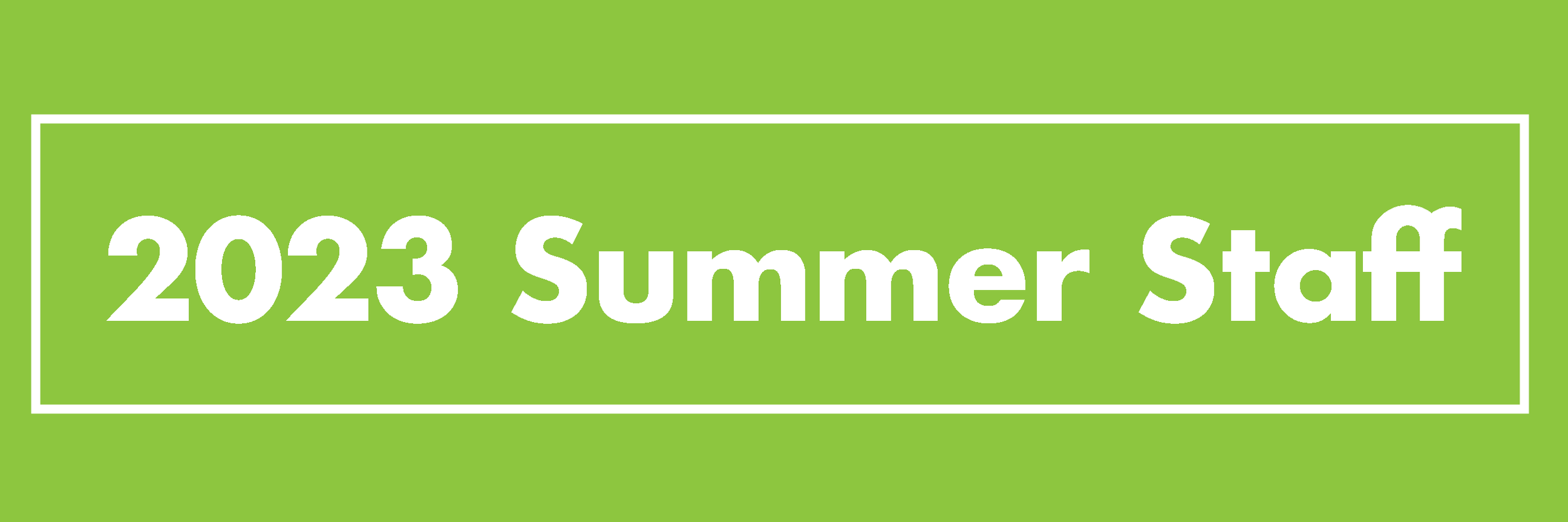 2023 Summer Staff — Woodlands Camp