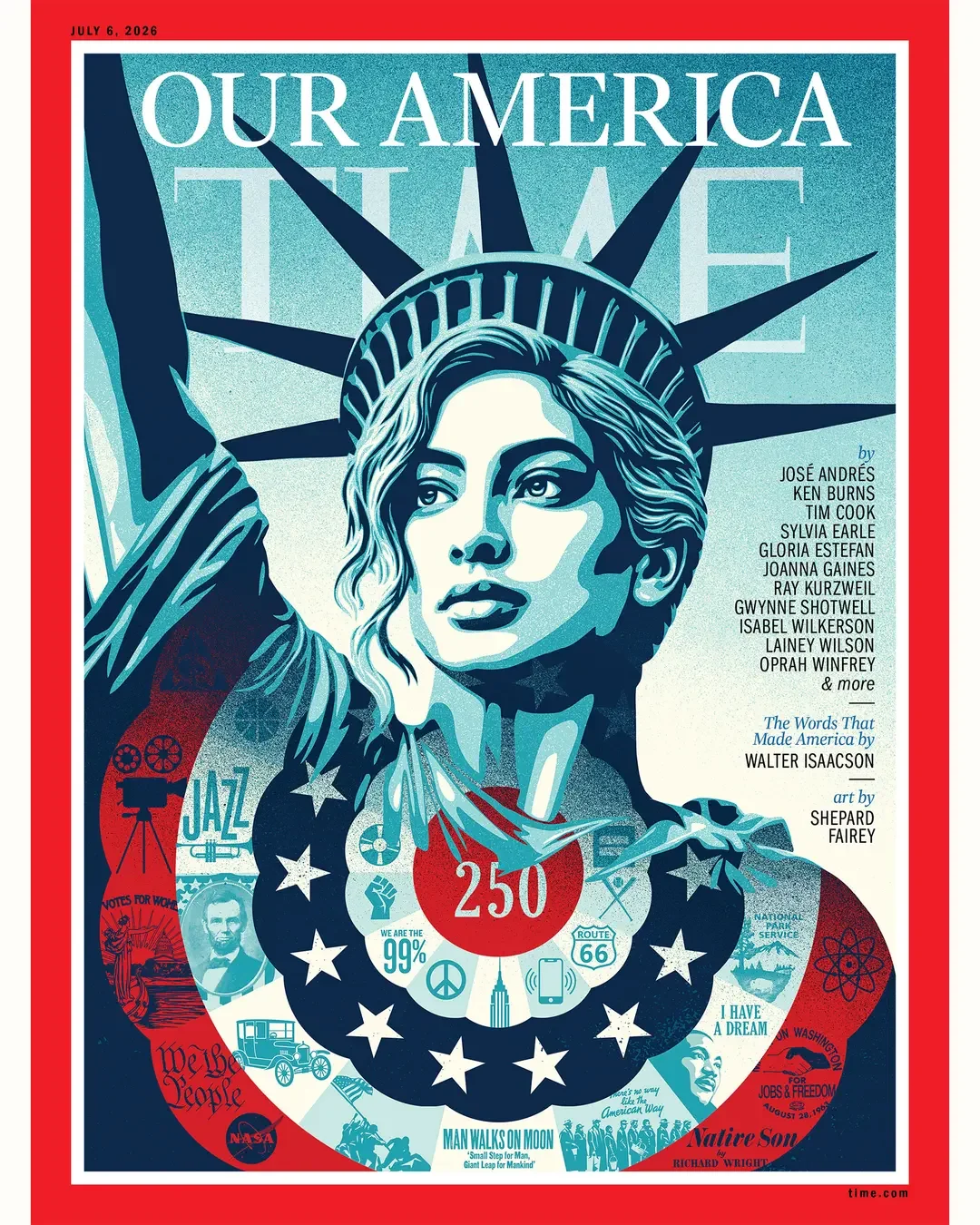 Art by Shepard Fairey for TIME
