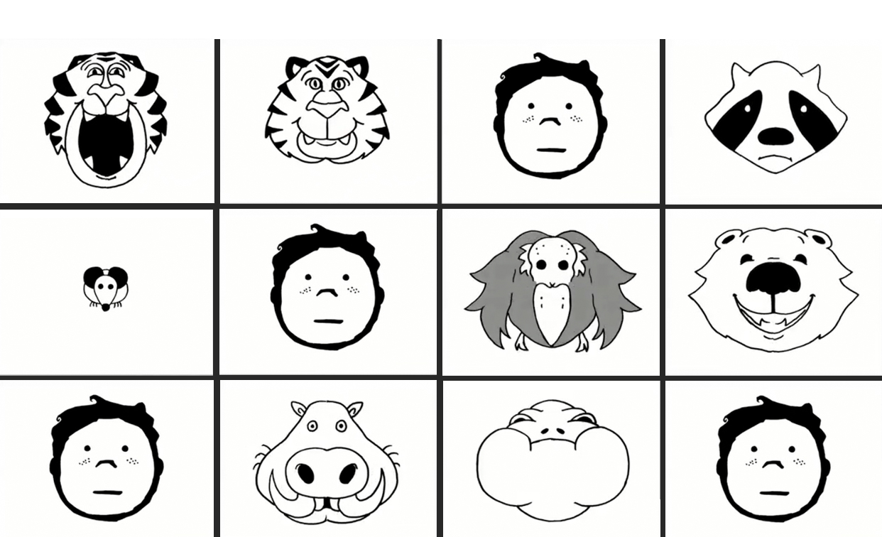 Animal Morph The message: people are animals too. CA Award Winner