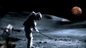 Tiger Woods Goes To The Moon