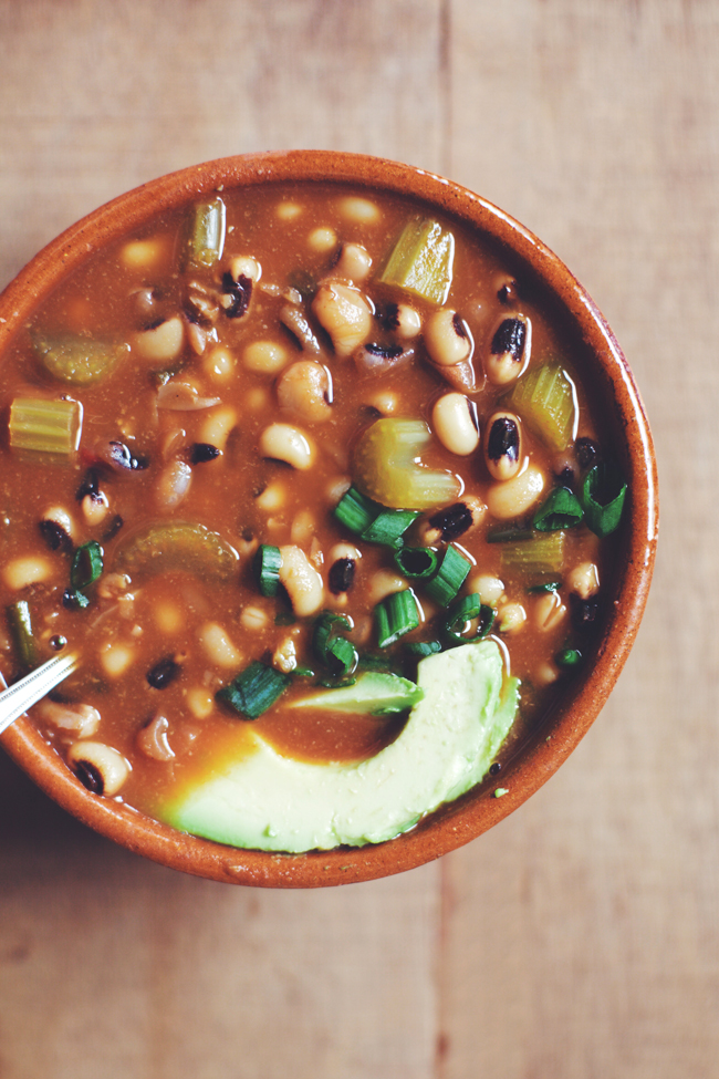 Meatless Black-Eyed Pea Soup