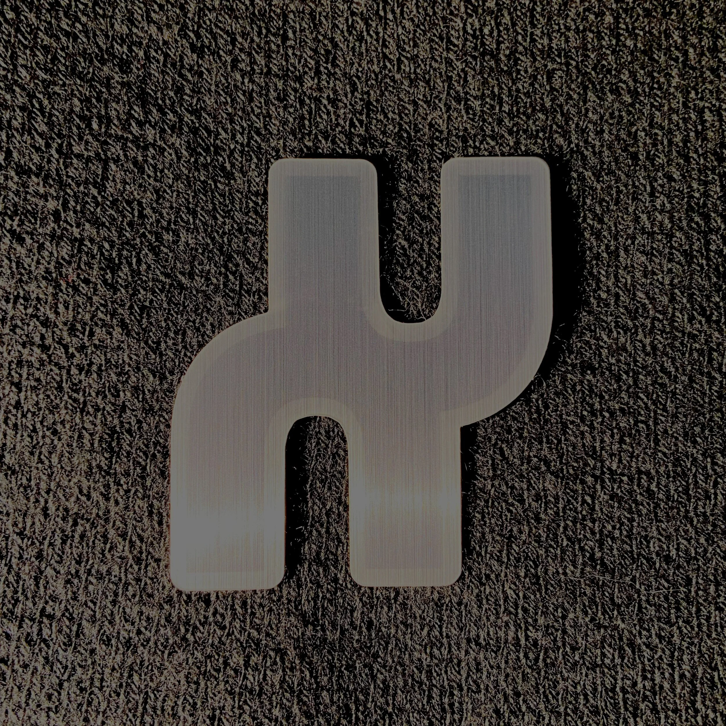 XAMBUCA Metallic Silver dye cut Sticker