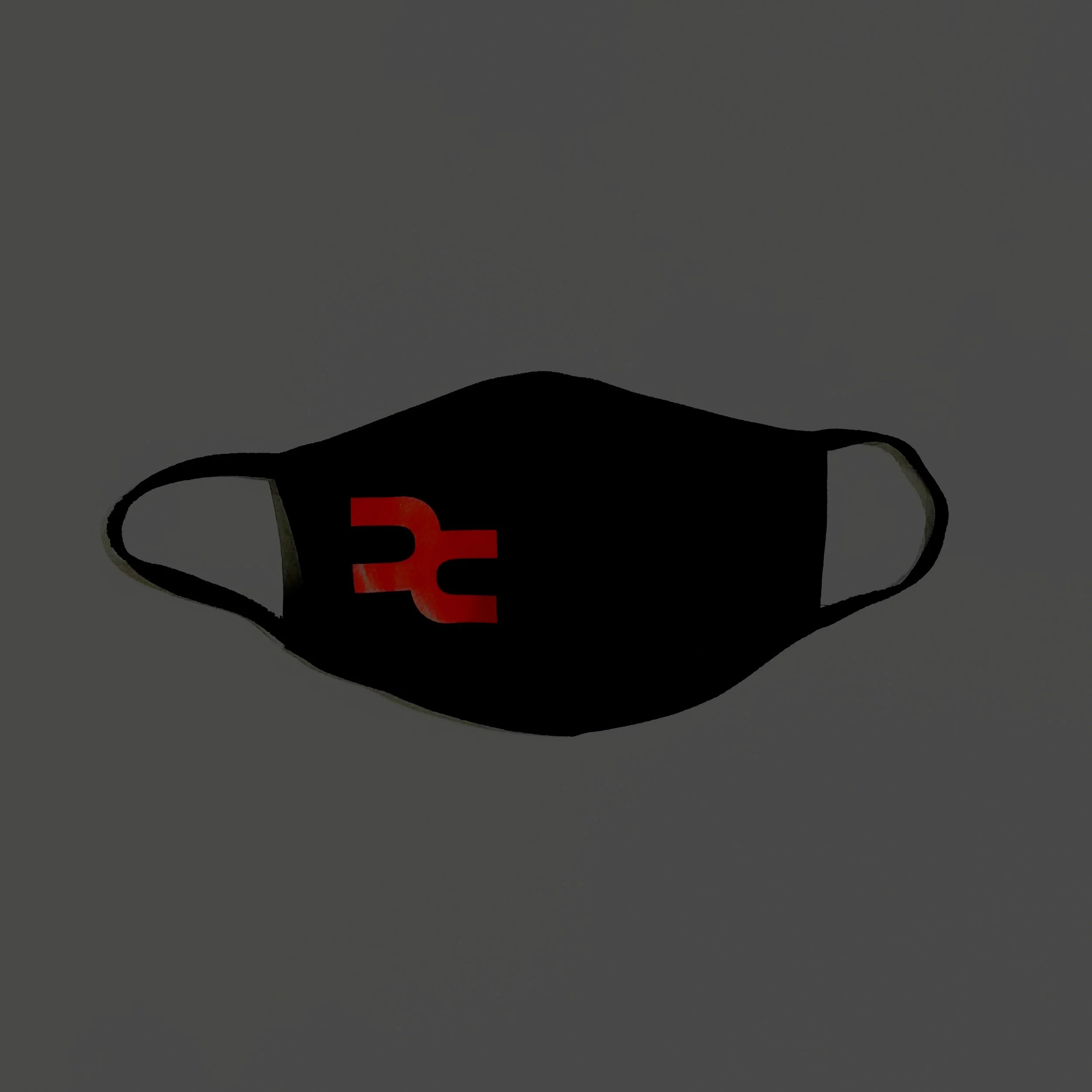 XAMBUCA Red modern logo face mask