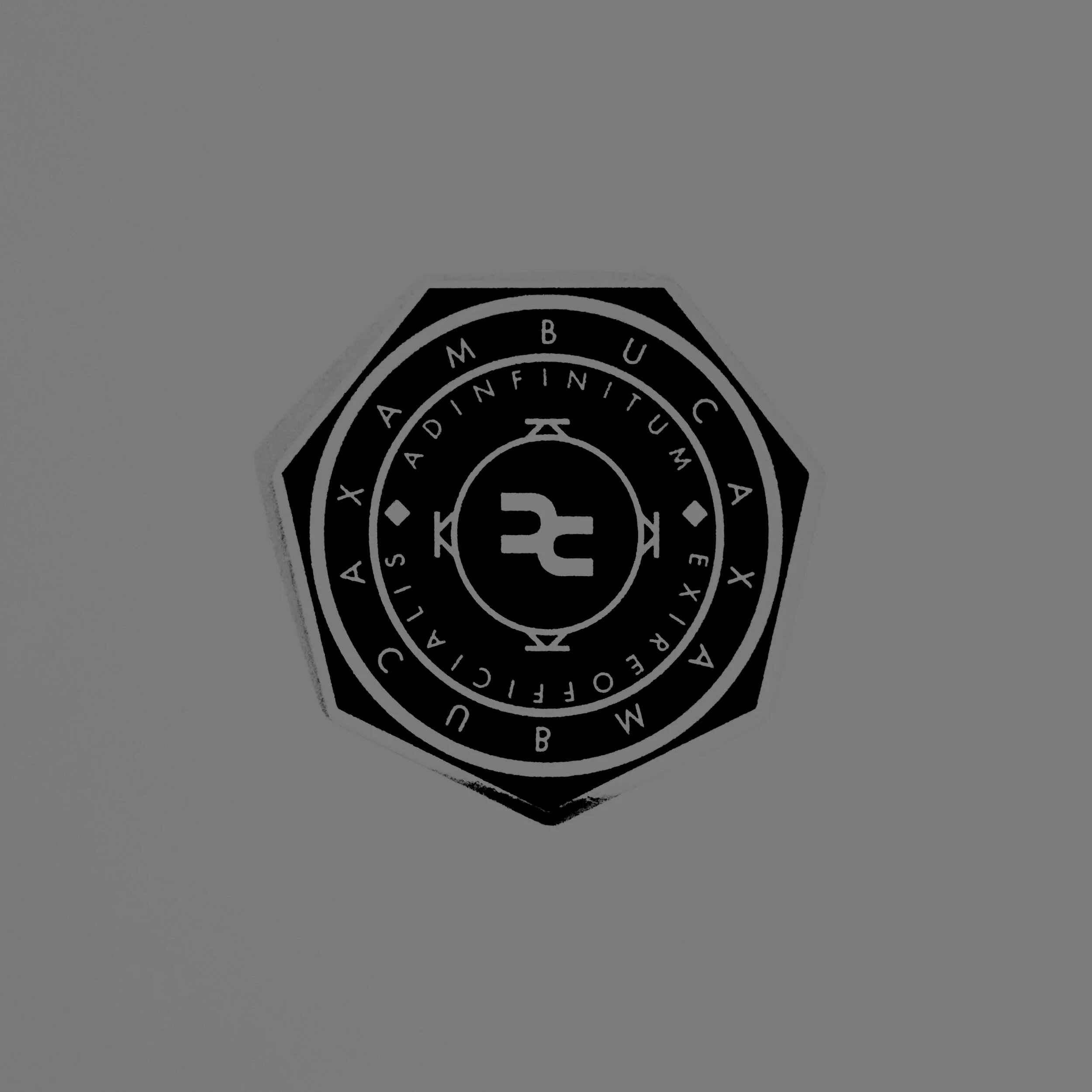 XAMBUCA Exire Seal Metallic Silver Mirror Sticker