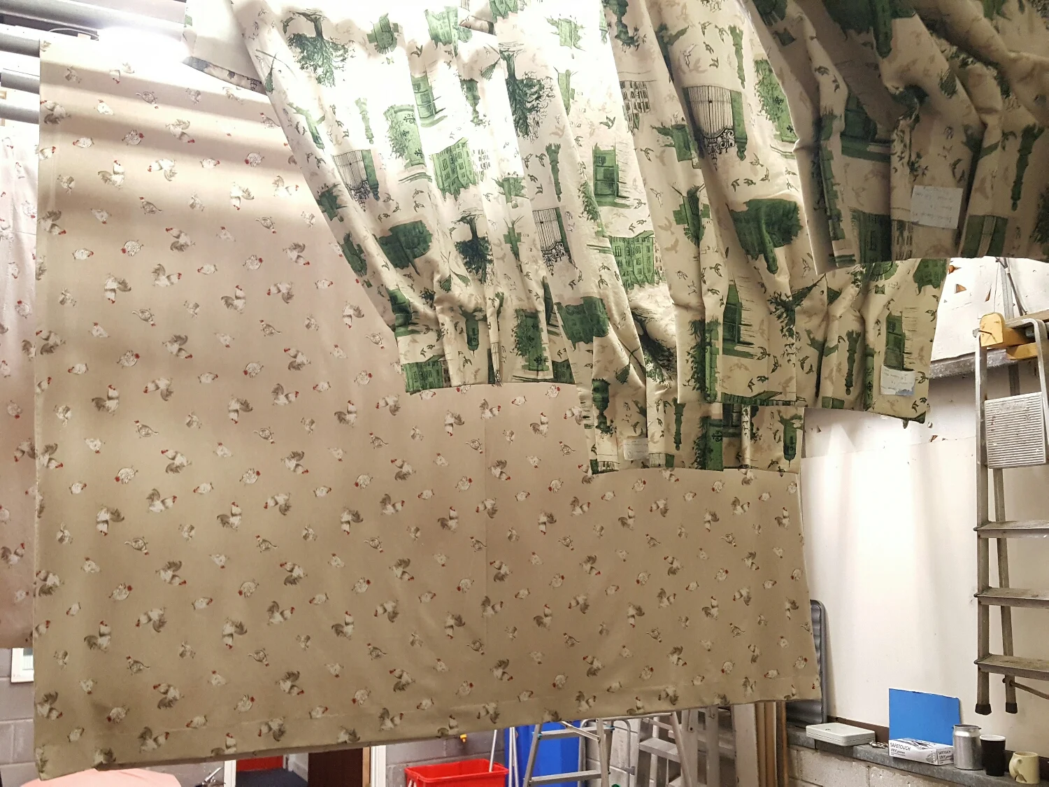 Flame proof curtains 