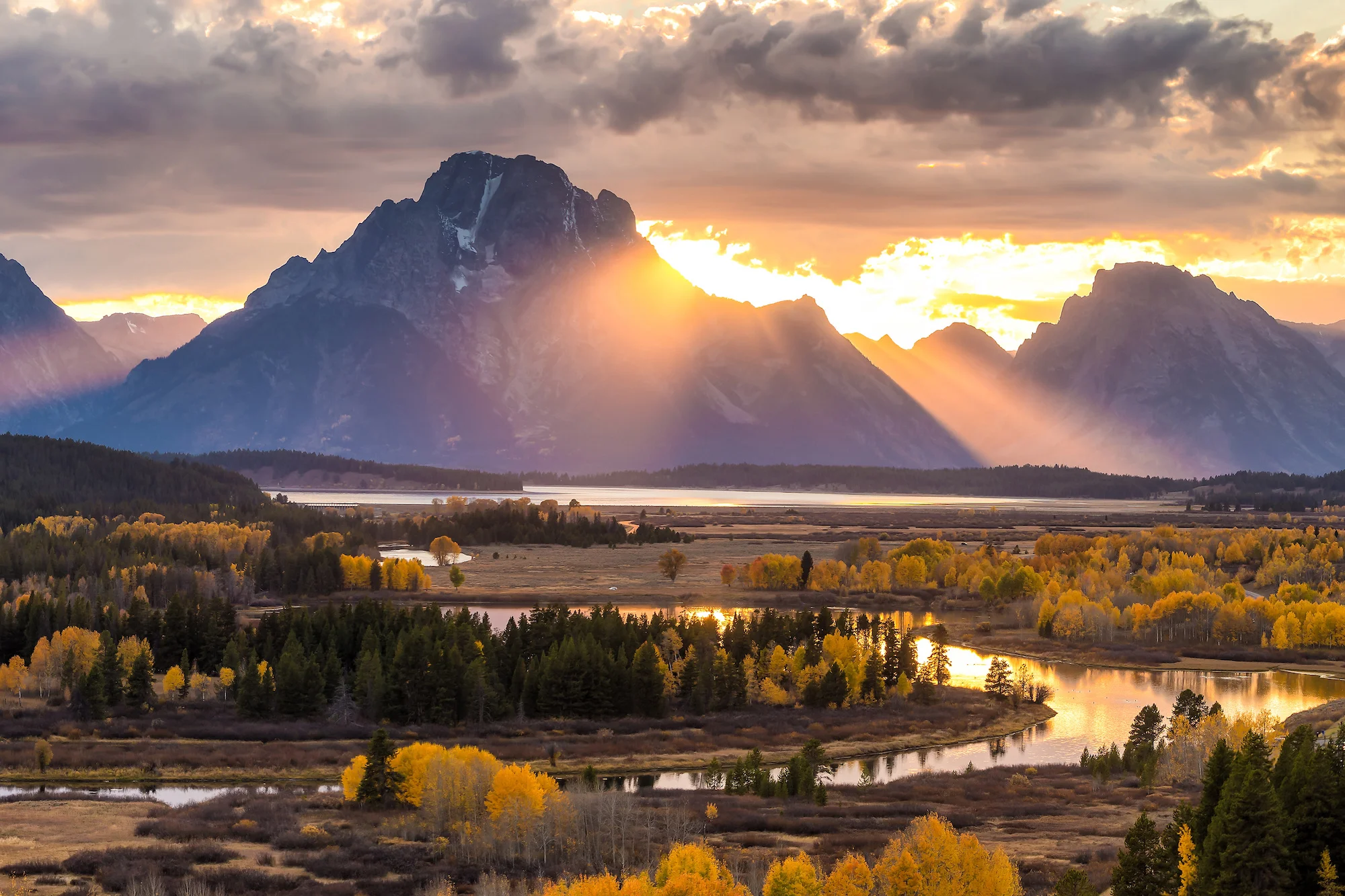Grand Teton National Park in autumn