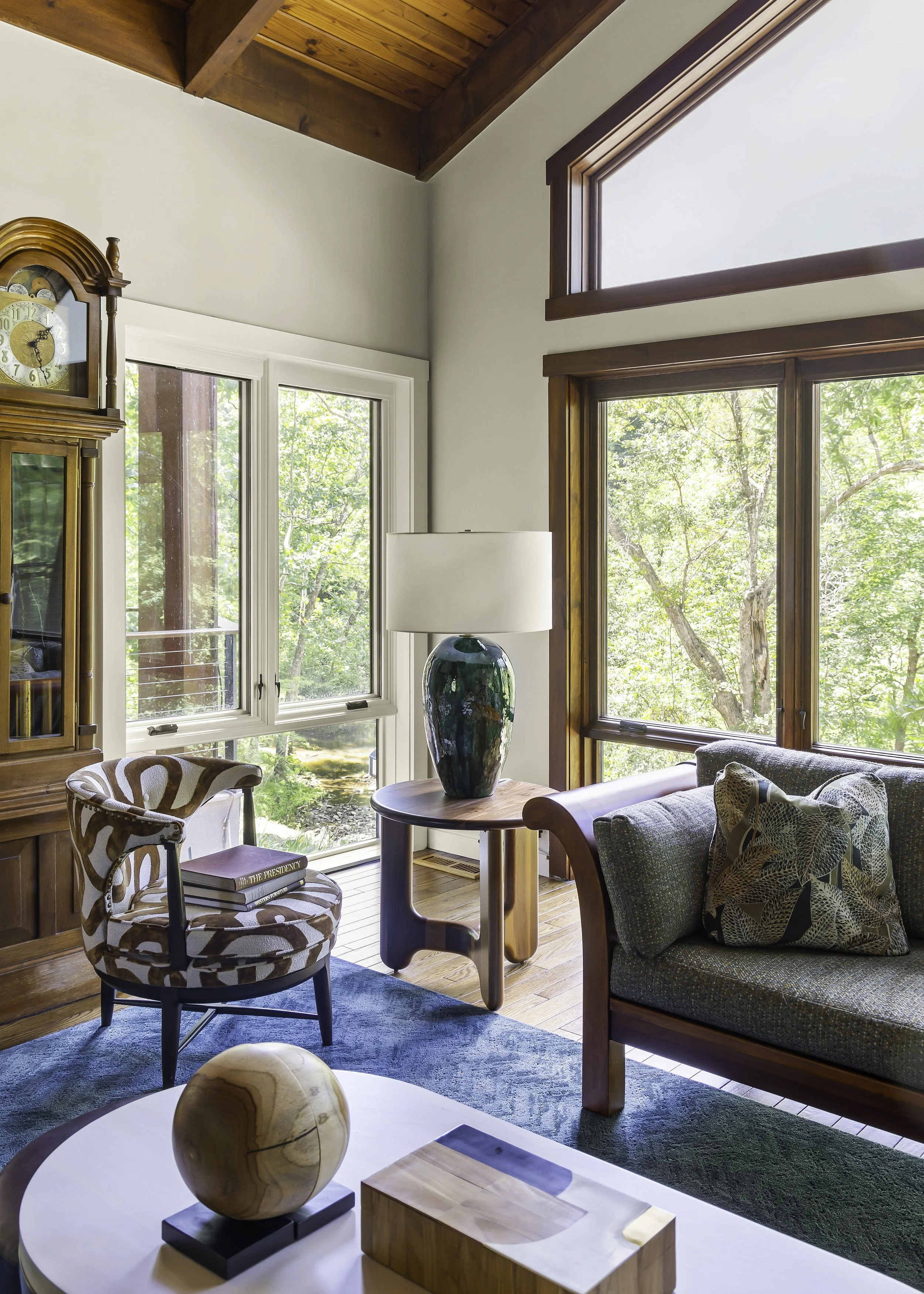 Interior Designer Smart Glass Living Room Northern Virginia
