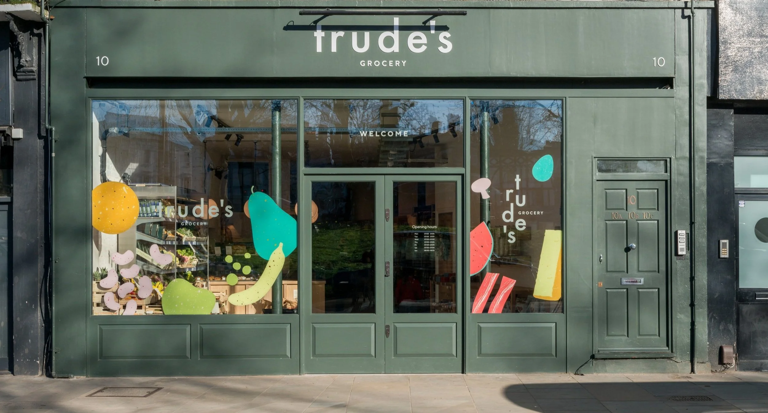 Richardson Studio Interiors Design Trude's Grocery Shop Front
