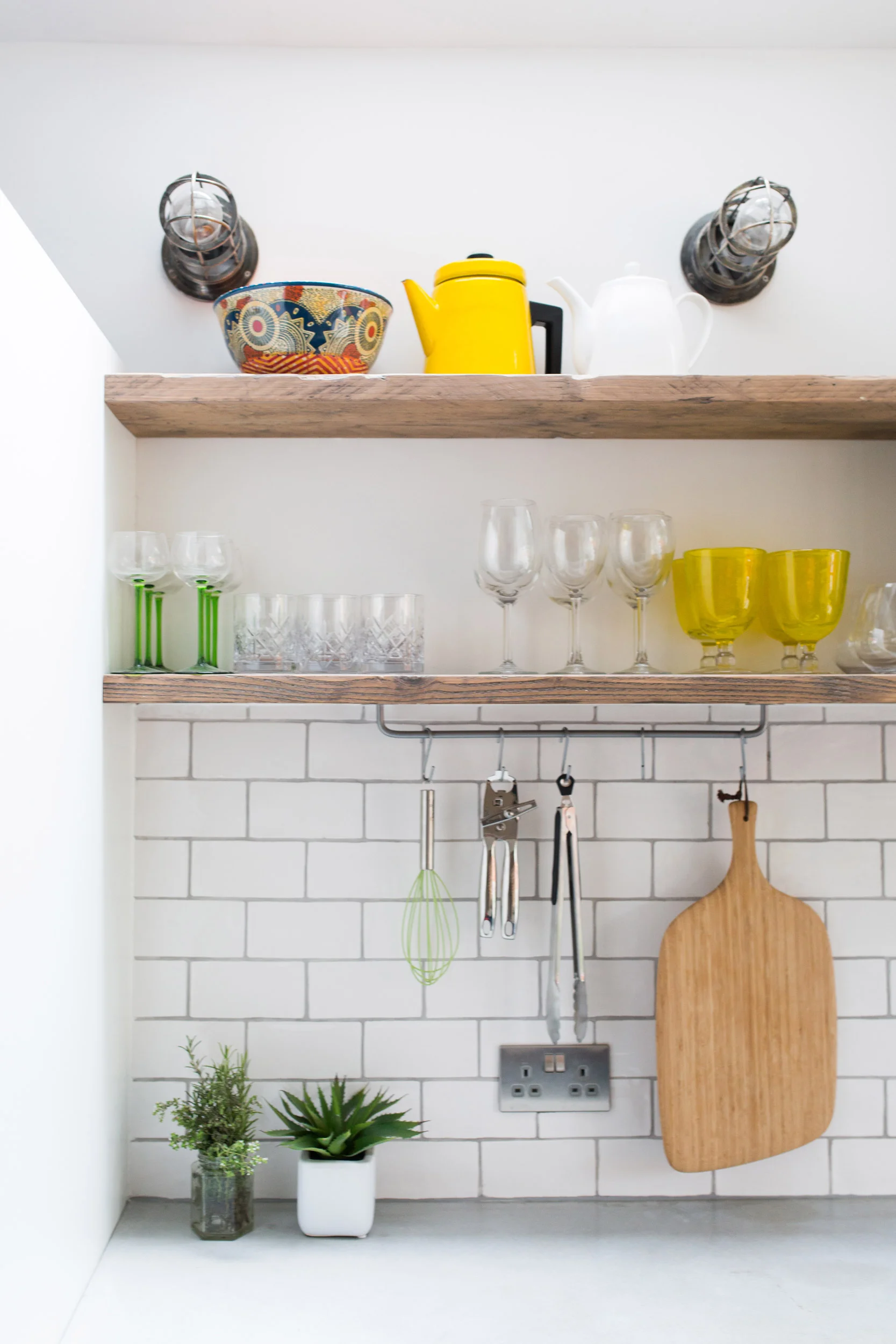 Richardson Studio Interiors Design Tooting Family Home Kitchen Open Shelving
