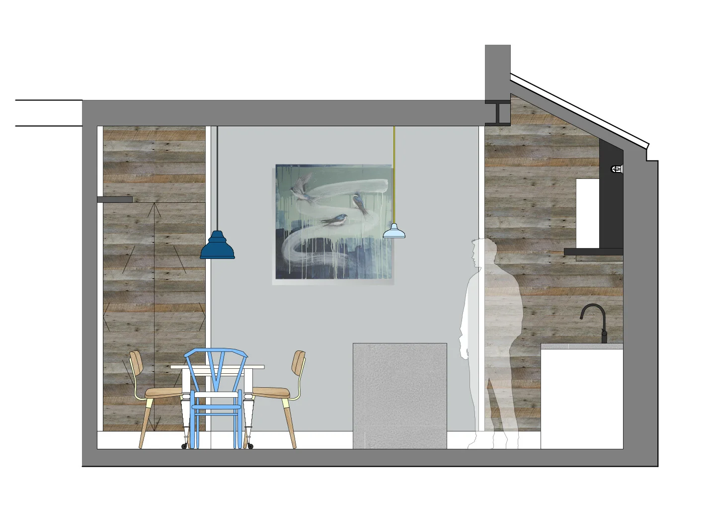 Richardson Studio Interiors Design Tooting Family Home Drawings