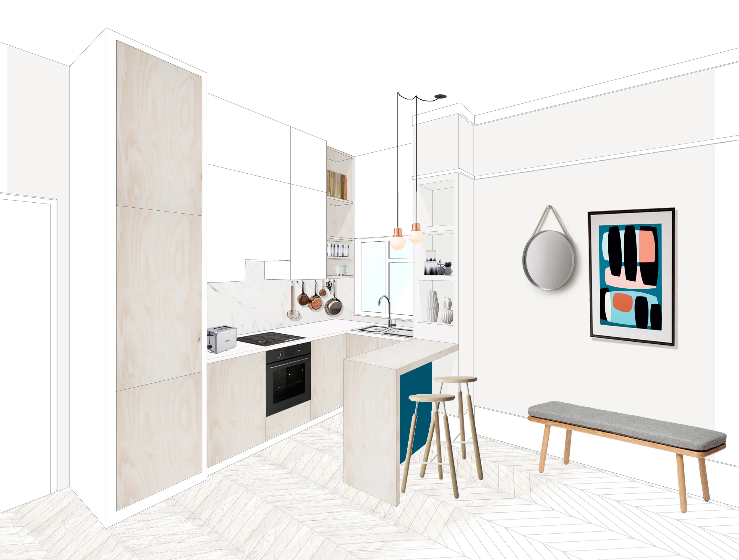 Richardson Studio Interiors Design London Mansion Apartment