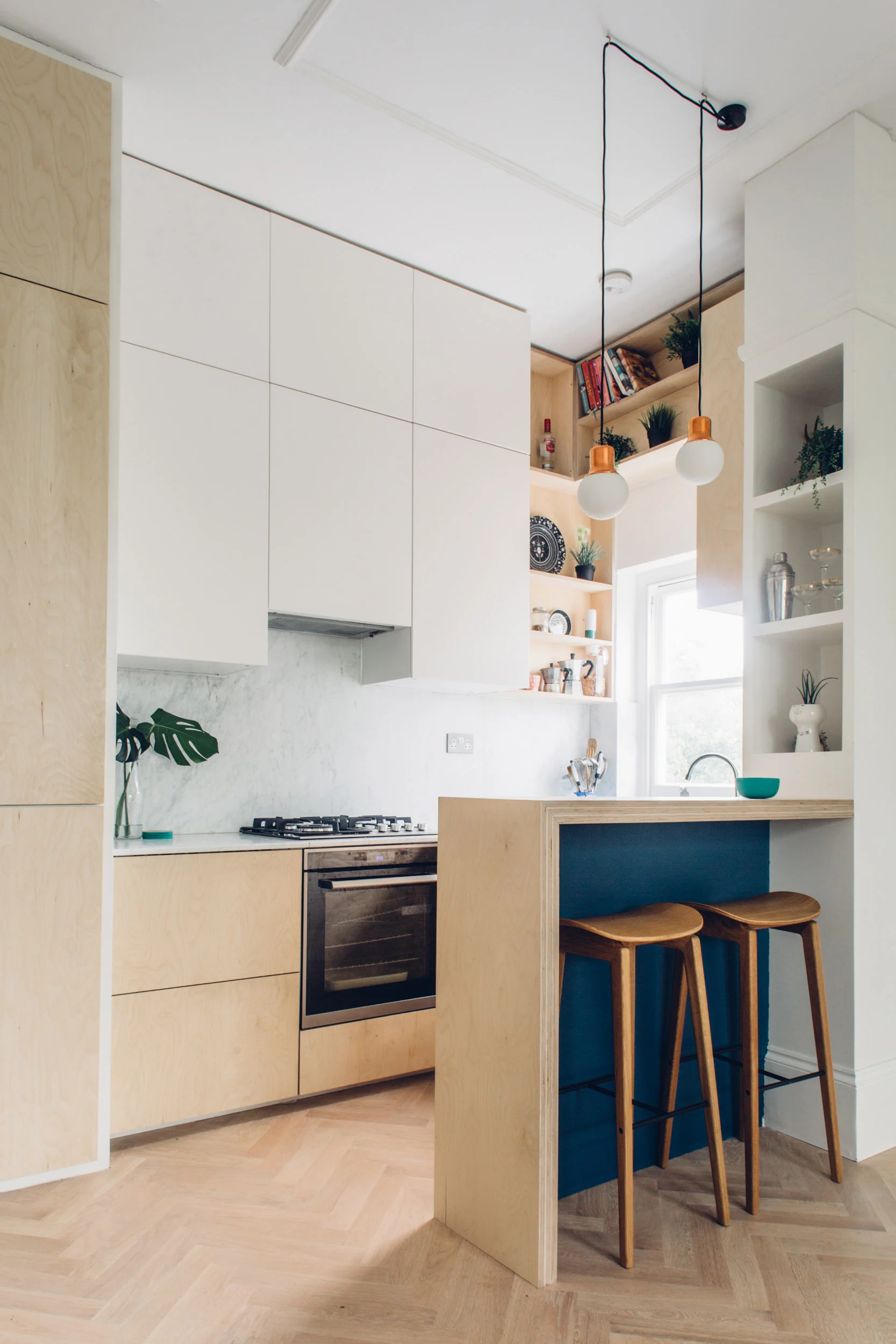 Richardson Studio Interiors Design of South London Mansion Apartment Kitchen